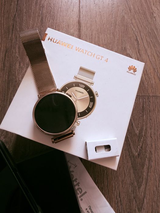 Смарт часовник Huawei Watch GT 4, 41 mm, Gold Milanese