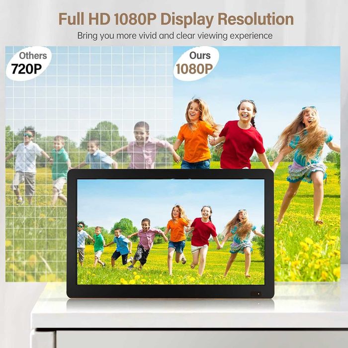 Чисто нов преносим телевизор Desobry 14.1" Full HD с батерия (DVB-T2, HDMI, USB)