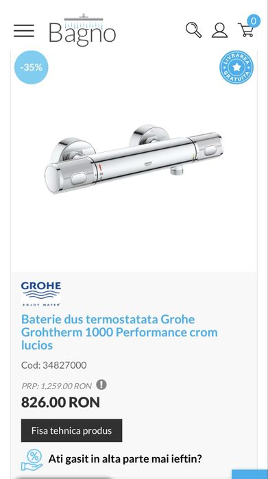 Baterie dush noua