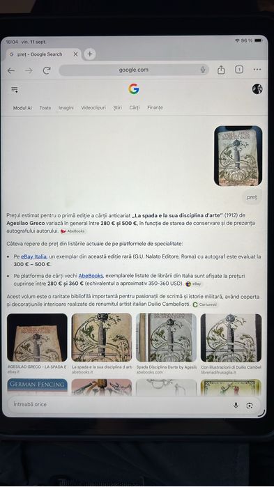 La Spada e la sua disciplina d’arte 1912
