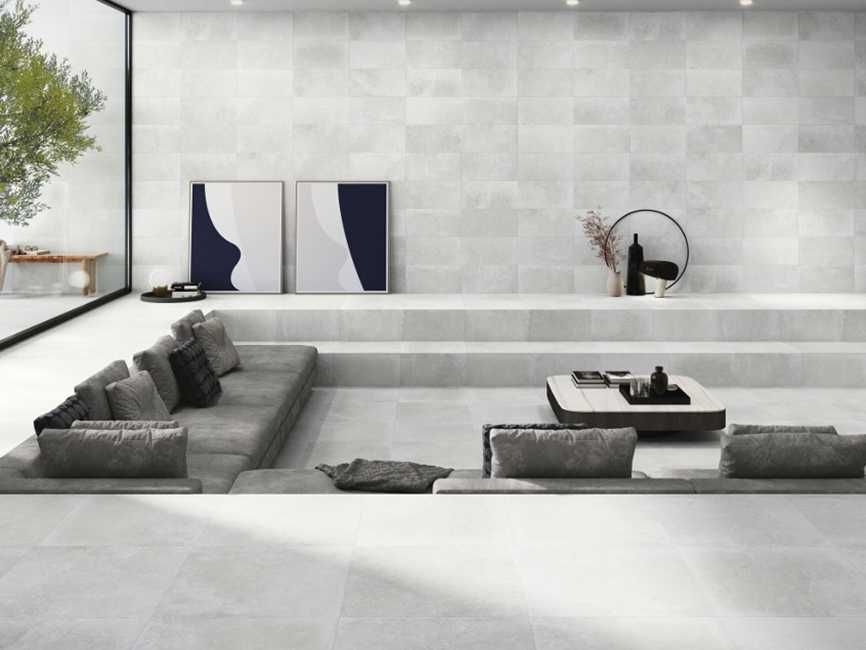 Gresie rectificata portelanata Midtown Pearl Mate 60×120