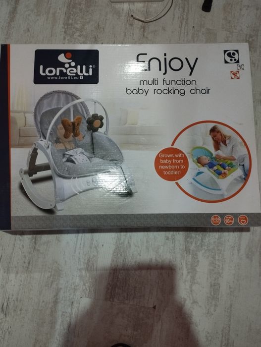 Детски шезлонг и столче за хранене