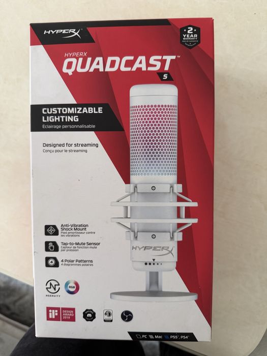 Микрофон hyperx QUADCAST s