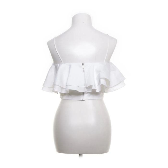 Къс топ с ефектни къдрици Zara