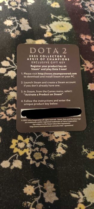 Dota 2 Cosmic Roshan Steam Code from Aegis 2025