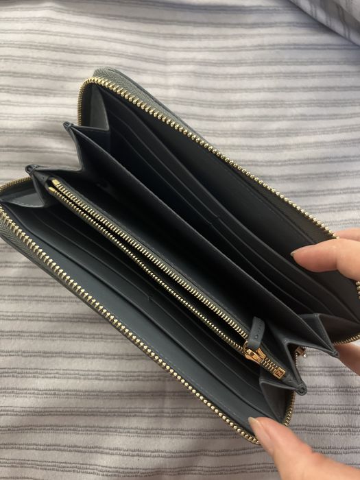 Fendi кошелек серый