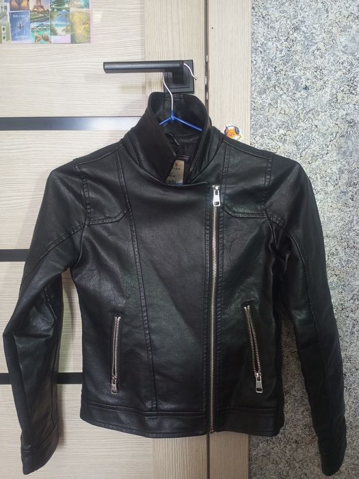 Кожанная куртка детская