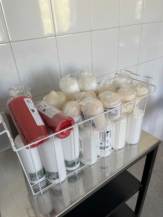 Lumanari neparfumate IKEA