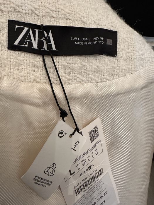 Пиджак Zara из рельефной ткани