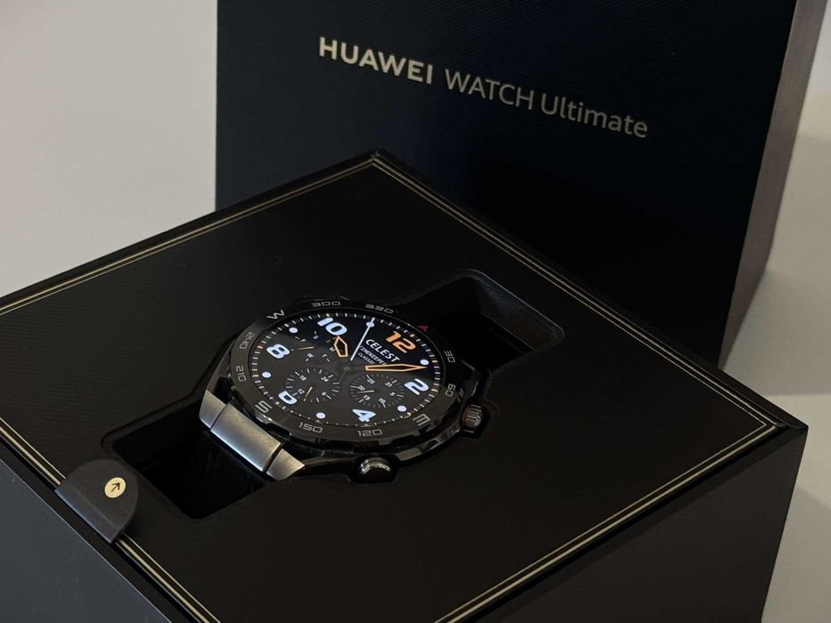 Бартер! Като НОВ! Huawei WATCH Ultimate HNBR 48.5 ММ, GPS, WLAN, SPO2
