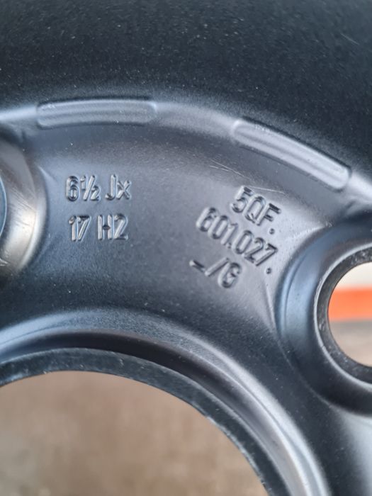 Оригинални железни джанти за ФОЛКСВАГЕН VW AUDI SEAT SKODA R17 5x112 ET38 6.5J