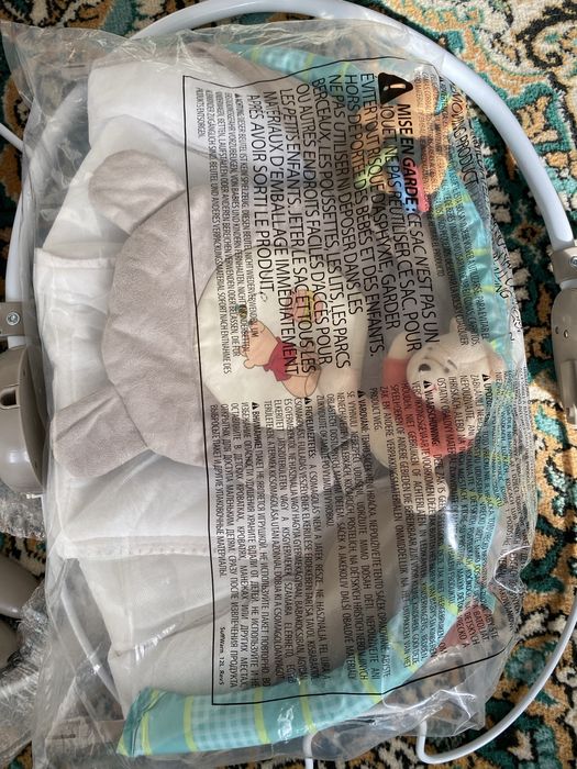 Шезлонг  баунсер Английский