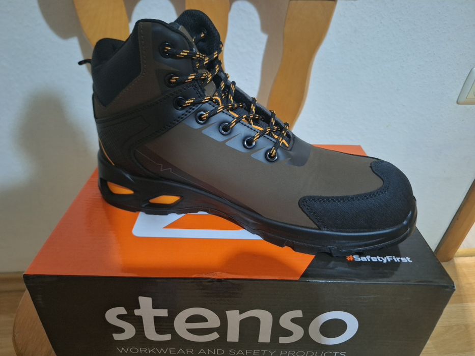 Работни обувки Stenso Ruler Mid Brown S3S FO SR
