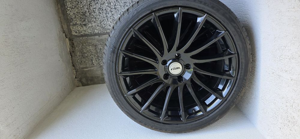 Нови!Джанти Rial20×5×120с нови гуми 245×40 за TESLA S