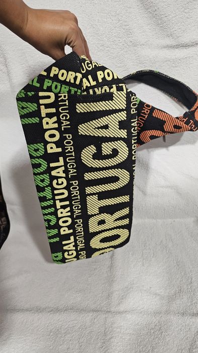 Geanta de plajă imprimeu Portugal, nouă.