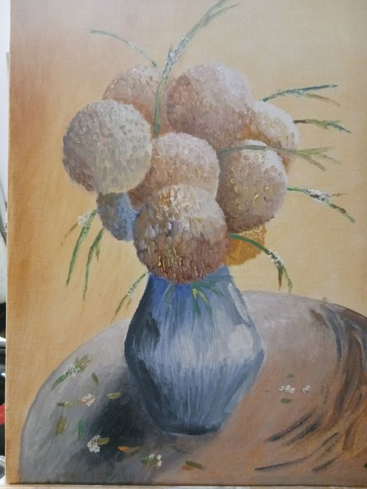 Tablou lucrat in ulei/panza