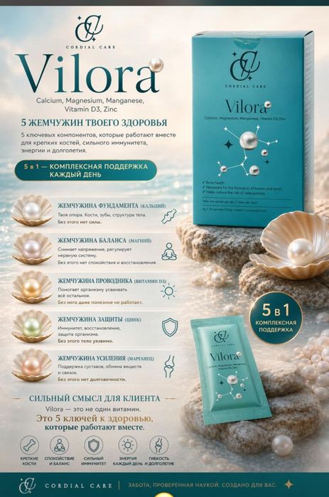 Vilora-Calcium, Madi, D3