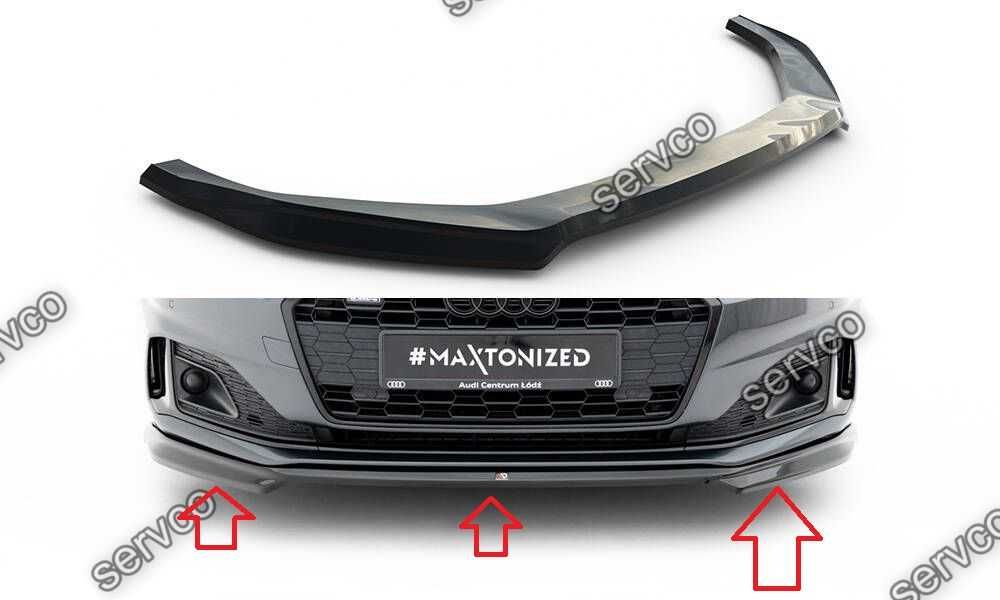 Prelungire bara fata Audi A5 F5 Facelift 2019-2024 v1 - Maxton Design