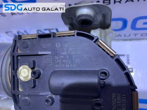 Ansamblu Motoras cu Brat Brate Stergator Stergatoare Parbriz Dreapta Seat Leon 1P 2006 - 2010 Cod 1P0955120 0390241921 1P0955024A 3397020744