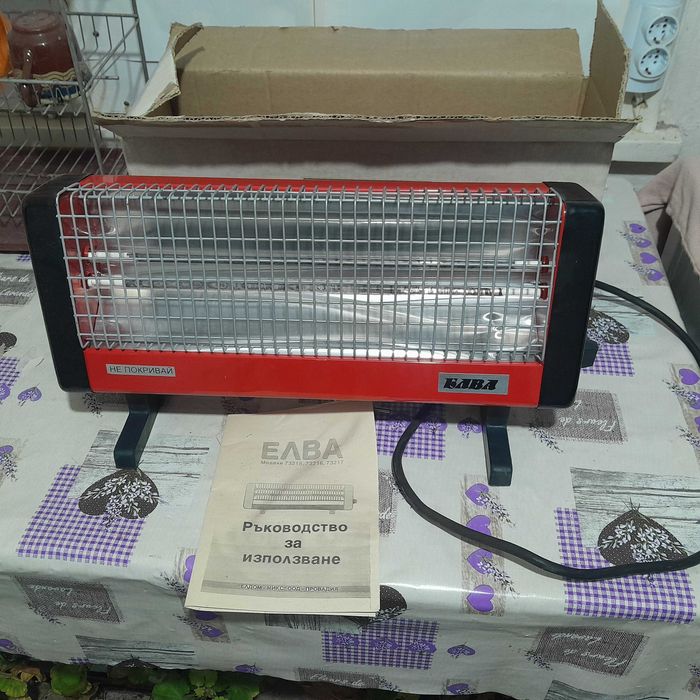Продавам чисто нова отоплителна кварцова печка Елва