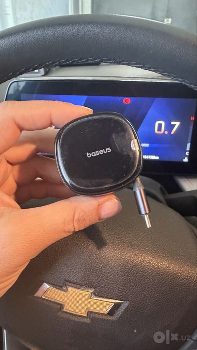 Автомобилтное зарядное устройство Baseus 60W (с рулеткой type c + usb)