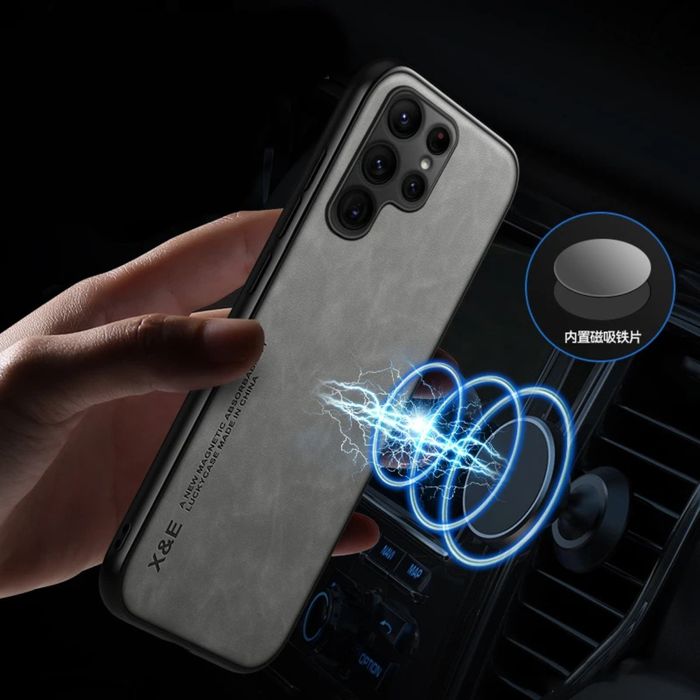 Магнитен калъф от еко кожа за Samsung Galaxy S22/25