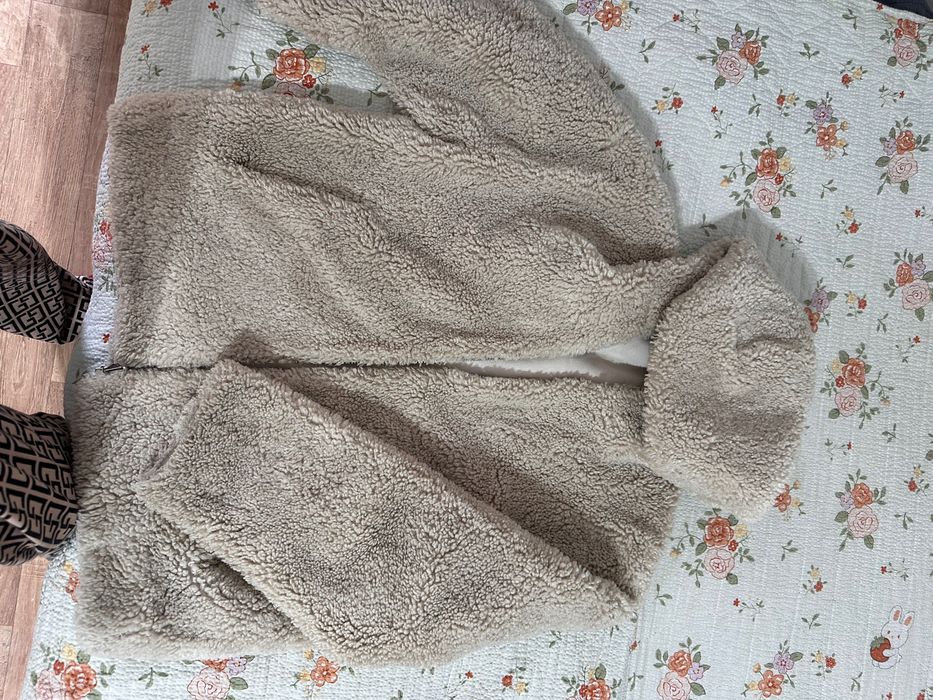 Шубка 2 в 1 белая
