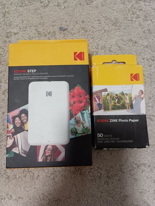 Imprimanta Foto Portabila Noua - Kodak Step+50 Hartii Kodak Zink