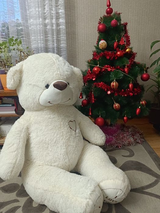 Мишка белый новый