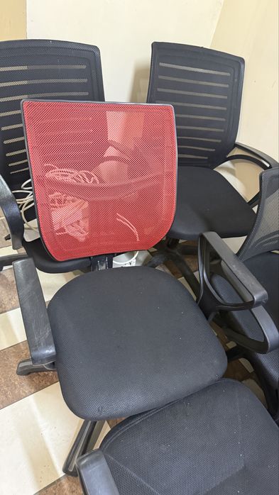 Кресла сетчатые, офисные стулья на колесиках «Zeta»