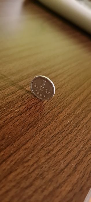 Vand moneda 1 Leu 1951 cu eroare de batere