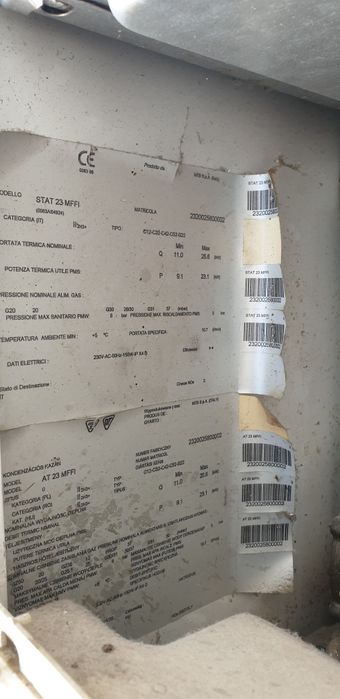 Ariston EuroCombi STAT 23 MFFI Dezmembrez Centrala pentru piese  !