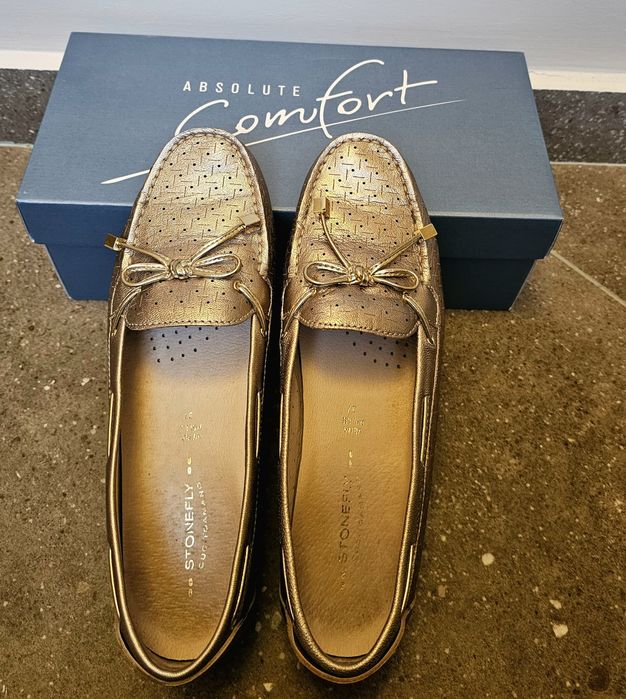 Дамски мокасини Stonefly кожени