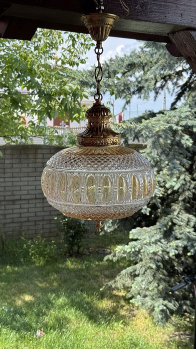 Candelabru deosebit - cristal si bronz