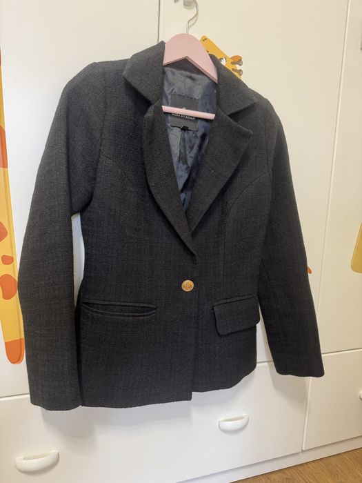 Черно сако тип букле