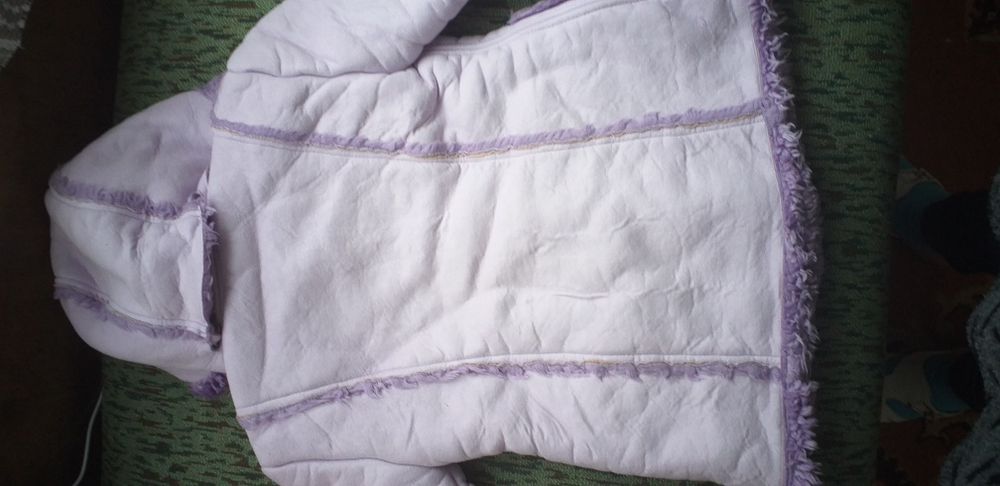 Детско кожухче, светло лилаво