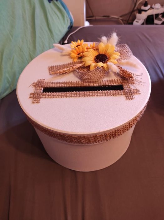 Сватбена украса със слънчогледи