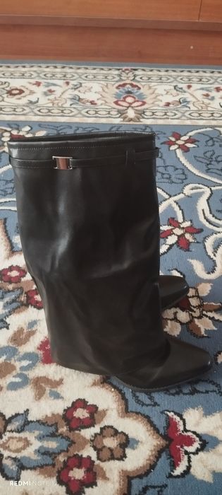 Продам сапожки кож, зам