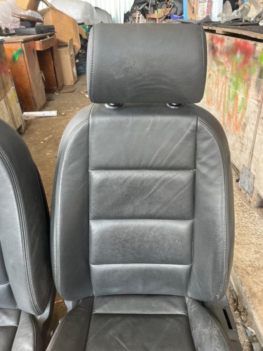 Електрически кожен салон Audi A6 4F C6 седалки Кожа Рекаро Н640