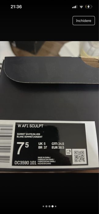 Nike af1 sculpt.