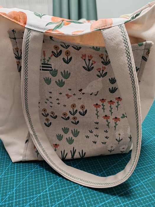 Sacoșa tote bag handmade