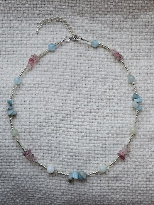 Lantisor handmade, pietre semipretioase