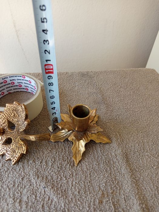 Комлект месингови свещници