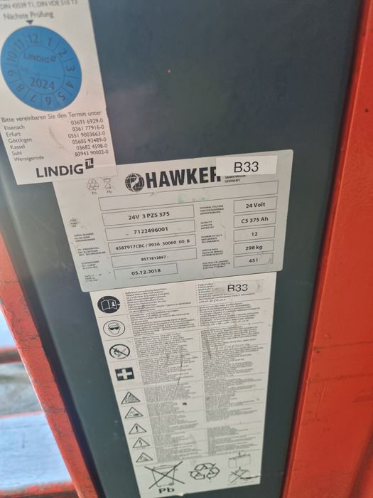 Transpalet electric 3000 kg Linde