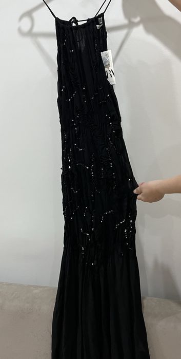 Платье с пайетками, zw collection Zara, размер s.
