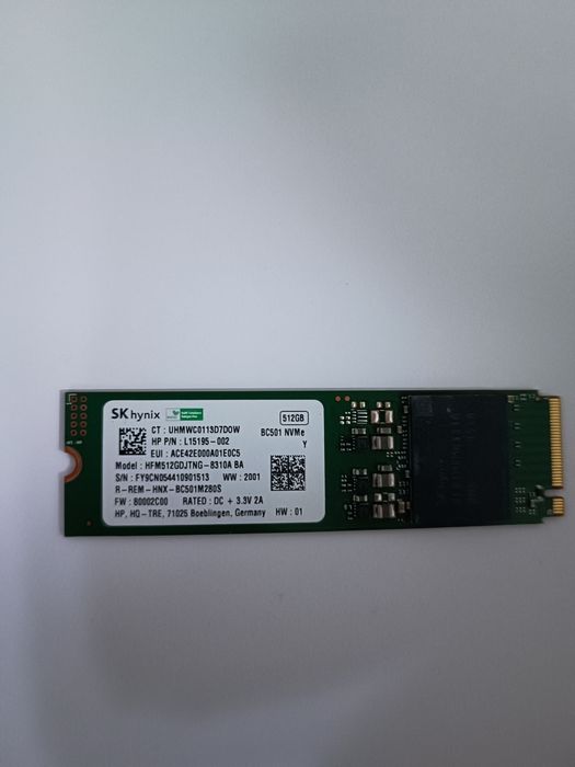 Продам жёсткий диск SSD 512