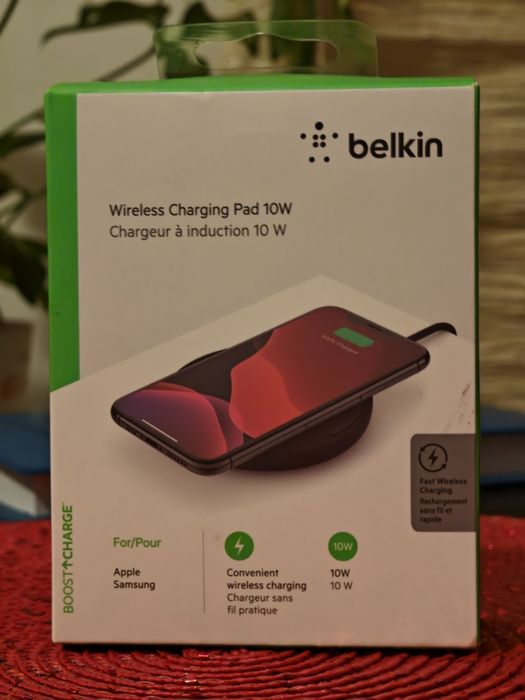 Belkin wireless charging pad 10w nou
