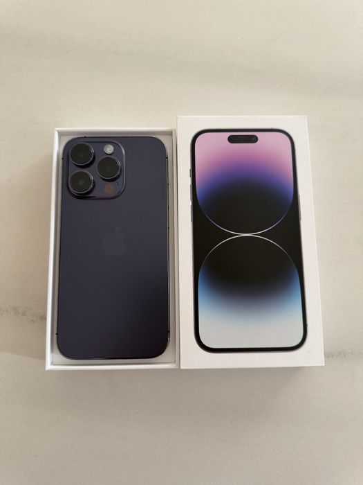 Iphone 14pro 256gb deep purple 74%