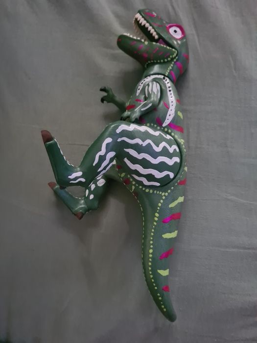 Dinozaur pictat manual playmobil