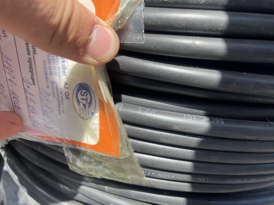 Uzkabel Ввг нг 3*2,5 медни —сифатли кабель !